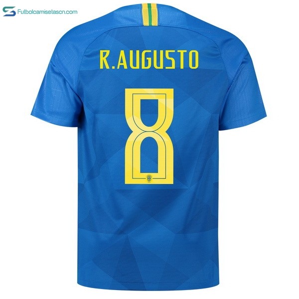 Camiseta Brasil 2ª R.Augusto 2018 Azul
